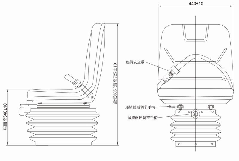 QC40A型-懸浮減震座椅-2